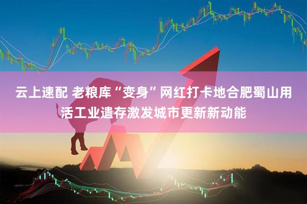 云上速配 老粮库“变身”网红打卡地合肥蜀山用活工业遗存激发城市更新新动能